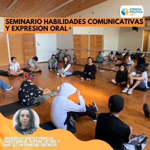 La primera jornada del “Seminario Habilidades Comunicativas y Expresión Oral” a cargo de Javiera Cifuentes Padilla, Directora de Teatro, Actriz y Dra. (c) en Ciencias Sociales